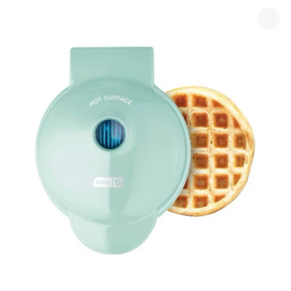 DASH Mini Waffle Maker (Aqua)